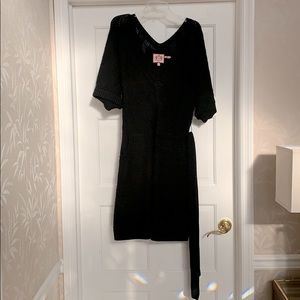 Black short sweater dress by Juicy Couture